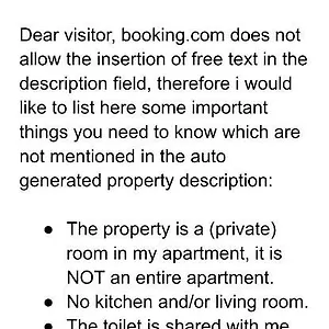  Accommodatie bij particulieren Nicole, Not For Parties, Not A Hotel, With Shared Bathroom, No Kitchen